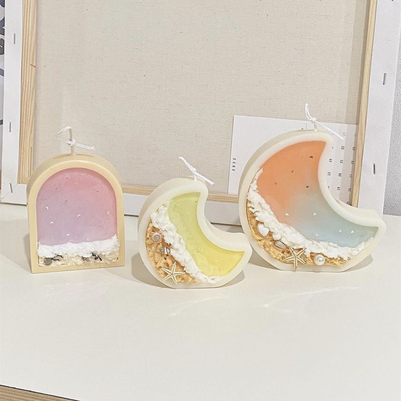 Aquarium Marine Tank - Fish Tank Moon Shape Candle Molds