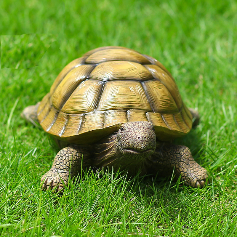 Aquarium Marine Tank - Cute Decorative Turtle Resin Tortoise Outdoor