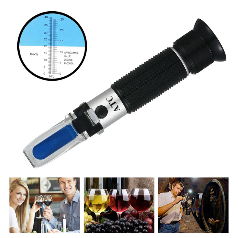 0-40% Brix 0-25% Alcohol Grape - đánh giá và giá Marine Aquarium Refractometer