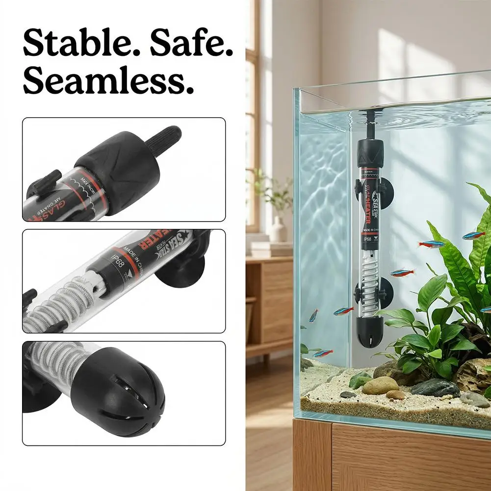 Adjustable Aquarium Heater 25W - đánh giá và giá Marine Aquarium Heater