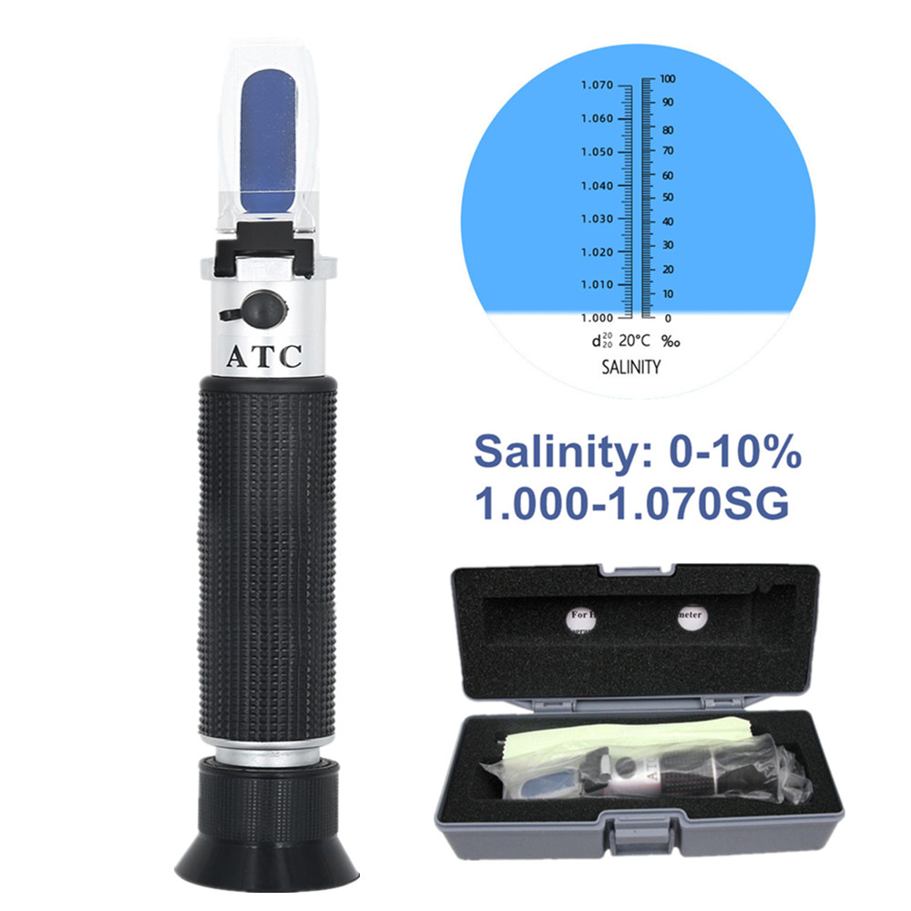 Handheld Salinity Refractomete - đánh giá và giá Marine Aquarium Refractometer