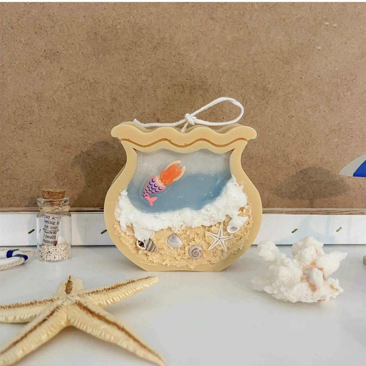 Fish Tank Moon Shape Candle Mo - đánh giá và giá Aquarium Marine Tank