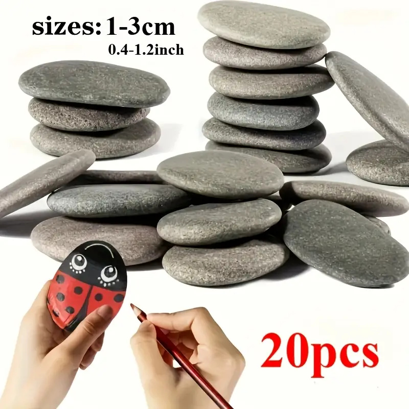 20Pcs Natural River Rocks Smoo - đánh giá và giá Aquarium Marine Tank