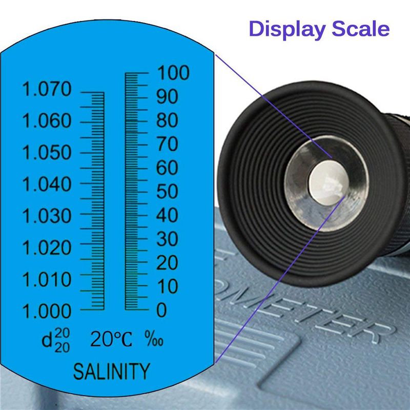 2X Salinity Refractometer For  - đánh giá và giá Marine Aquarium Refractometer
