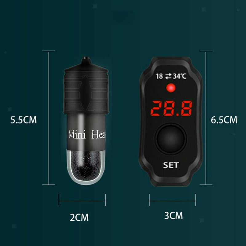 Bể Cá Mini Cá Nóng Chuyển Đổi  - đánh giá và giá Marine Aquarium Heater