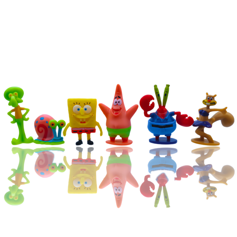 6pcs SpongeBob Fish Tank Decor - đánh giá và giá Aquarium Marine Tank