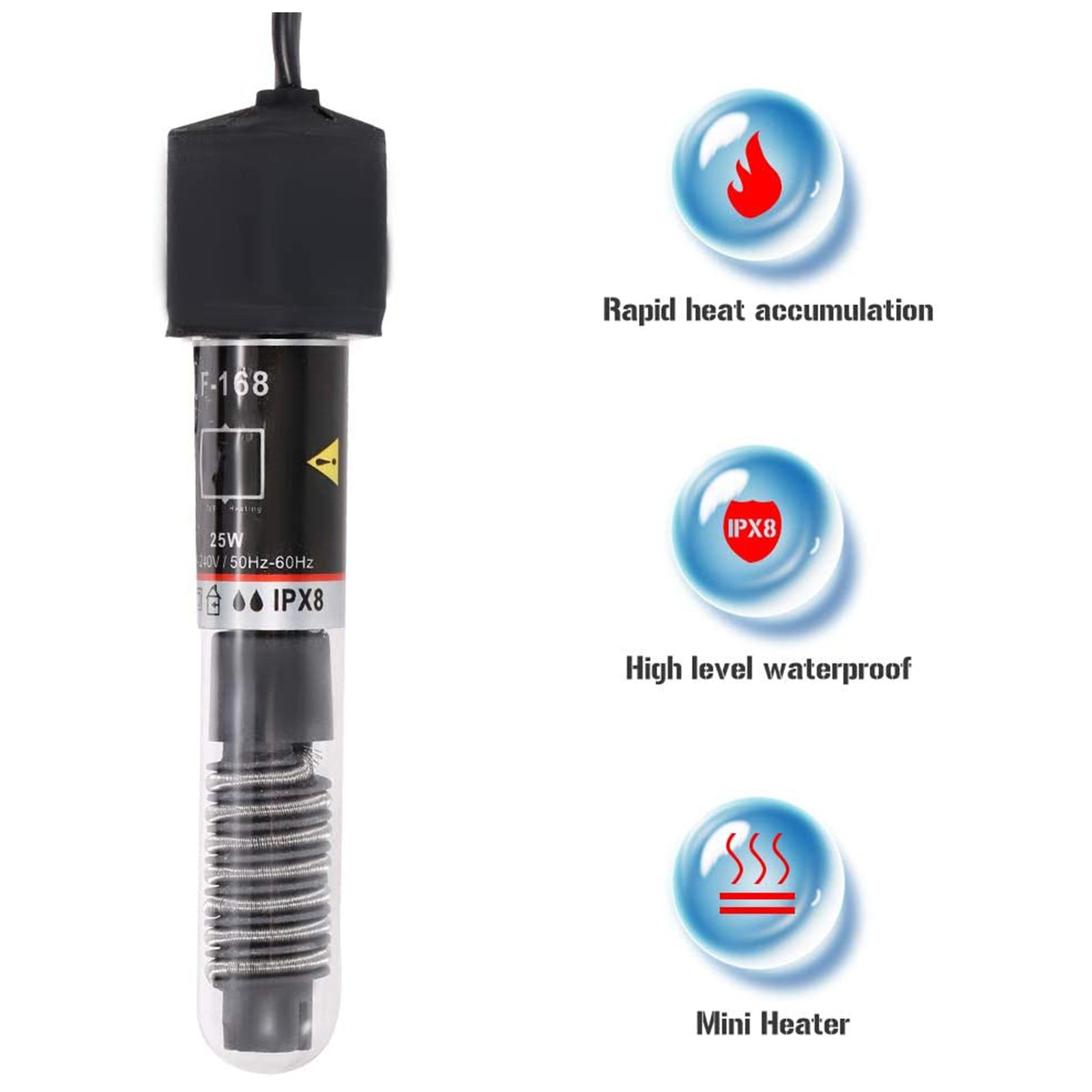 Mini Aquarium Heater Submersib - đánh giá và giá Marine Aquarium Heater