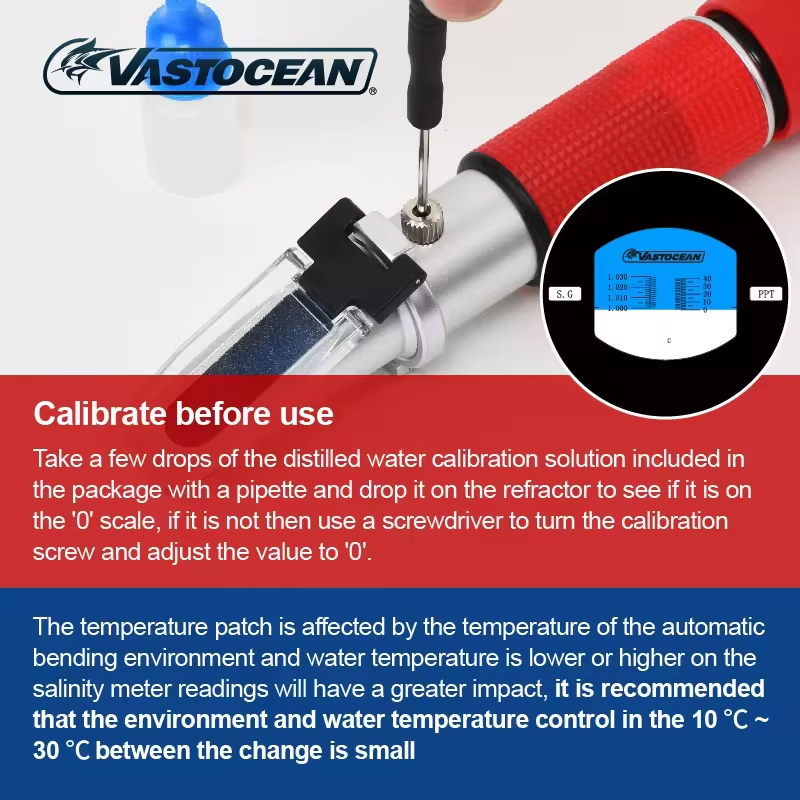 Vastocean Saltwater Refractome - đánh giá và giá Marine Aquarium Refractometer