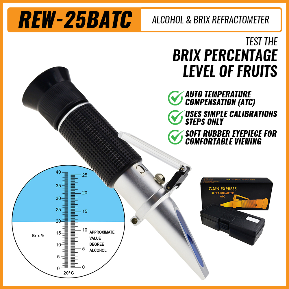 Glucose Meter Alcoholometer Re - đánh giá và giá Marine Aquarium Refractometer