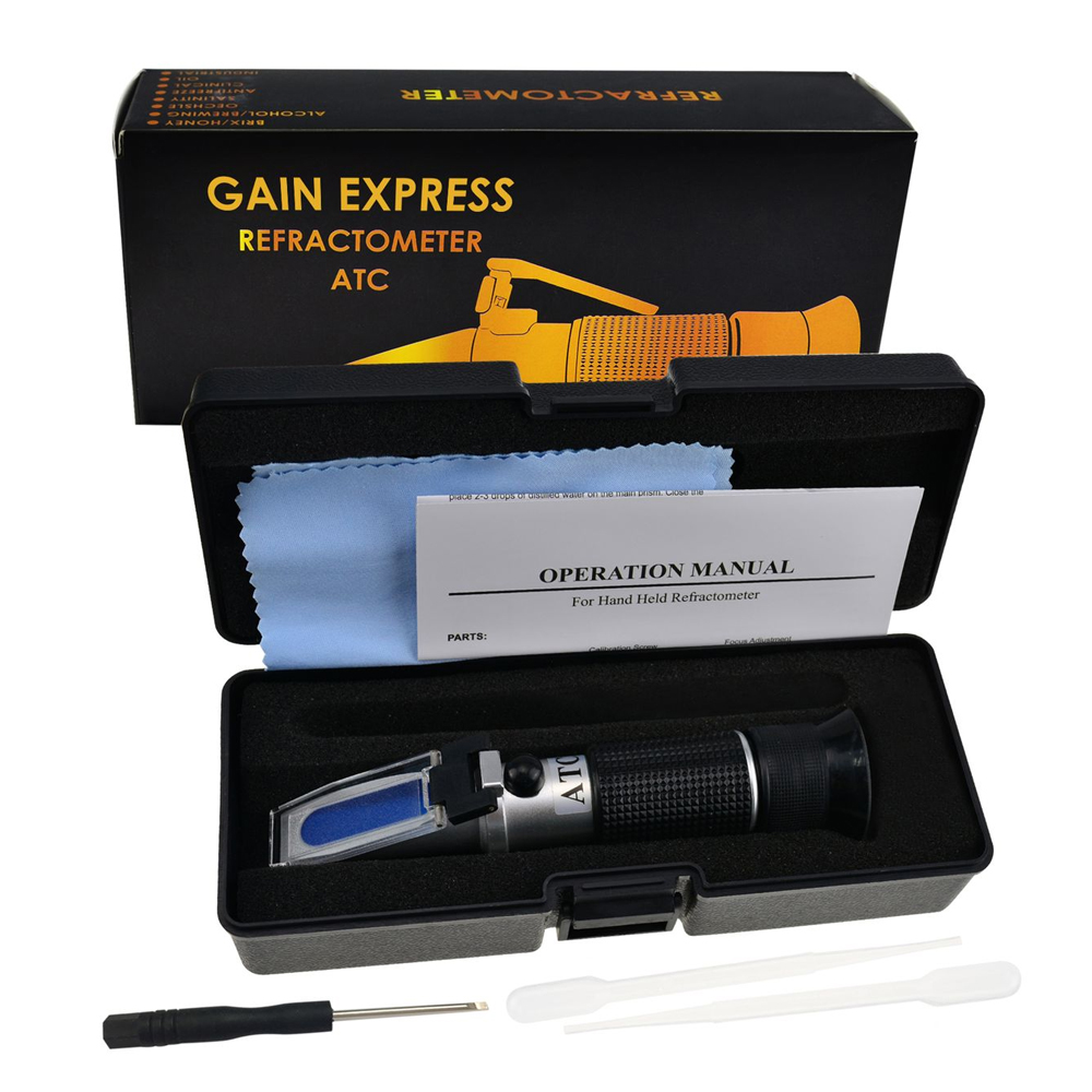 Glucose Meter Alcoholometer Re - đánh giá và giá Marine Aquarium Refractometer