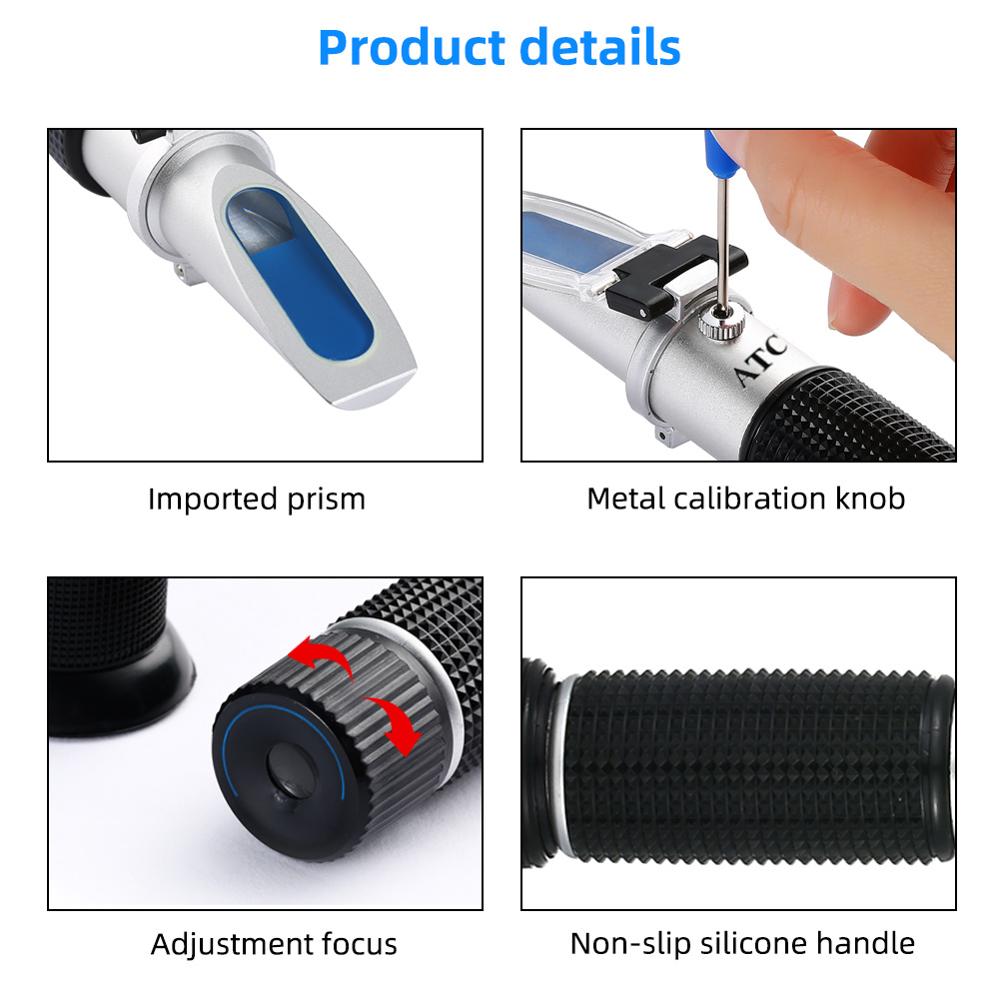 Yieryi Cầm Tay 2 Trong 1 Brix  - đánh giá và giá Marine Aquarium Refractometer