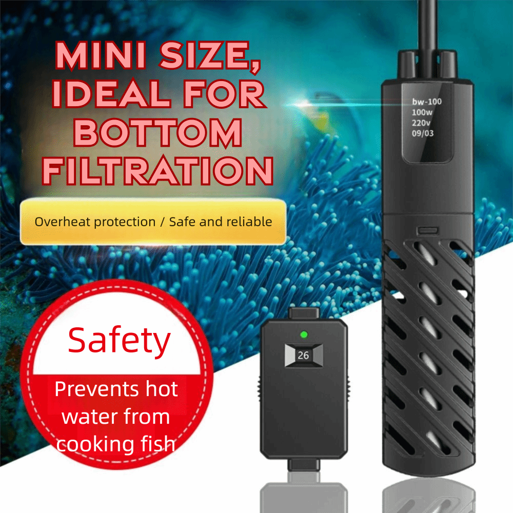 Quartz Glass Aquarium Submersi - đánh giá và giá Marine Aquarium Heater